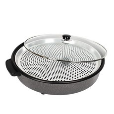 (해마루) 원형 대형 전기팬 찜기 후라이팬 (TC-8100), TC-8100