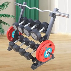 케틀벨 정리대 아령 랙 원판 거치대 선반 바벨 덤벨 A. 블랙 A. 더, B. 회흑색