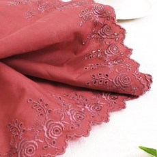 데코탑 스팽클띠 망사자수레이스모음 테이블자수매트 면토숀 모자장식띠 신상품 리폼, 컬러플벽돌, 1개