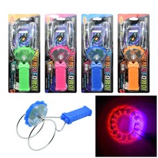 LED 불빛 자석팽이 뱅뱅UFO팽이, 1개