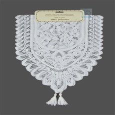 On동네 프렌치 레이스 테이블 러너33x100cm 아이보리 조각보