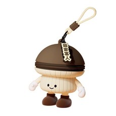 Q UNCLE 胡蘿蔔造型零錢包 可愛蔬菜矽膠鑰匙圈 療癒系包包掛飾