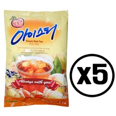 주식회사 대호식품 대호 복숭아 아이스티1kg (분말), 1kg, 1개입, 5개, 1kg