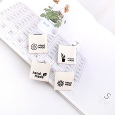 짱패브릭 501시리즈 끼움라벨-4 design, 나뭇잎, 5개, 나뭇잎