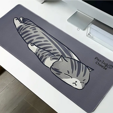 귀여운 고양이 4종 장패드, 1개, 2. 귀찮냥 눕눕 고등어