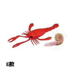 M.M小舖 T-ARTS 轉蛋 扭蛋 可動生物模型 巨齒鯊與遠古生物之海 全5款, 1個, E款/蝦2J122