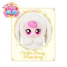 프린세스 캐치티니핑인형 시즌6 화이트버니 핑크버니 하츄핑 캐릭터 티니핑 봉제 애착 인형, 1개, 화이트버니 하츄핑, 20cm