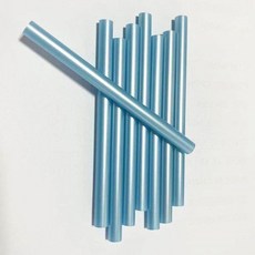 金屬色瓦藍7MM/11mm火漆膠蠟棒 熱熔膠棒 手賬印章DIY材料, 1個, 7*100mm珠光瓦藍25根