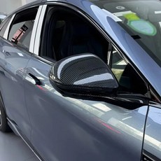 BYD 씨라이언7 사이드 미러 커버 블랙 카본, 1개, 하이그로시 카본