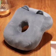 午休睡眠枕 臺灣出貨 午休睡眠 出國枕頭 旅行枕頭 人體工學午睡枕 辦公室趴睡枕 慢迴彈睡眠枕 透氣趴睡枕 午覺枕, 灰色,默認項