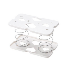 Eclatte 티슈케이스 자동 스프링 3개입 세트, 화이트