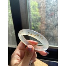草花手鐲 冰透底帶草花, 1個