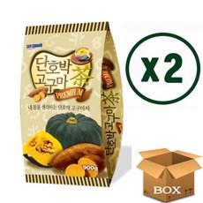 희창 단호박 고구마차, 900g, 2개, 1개입