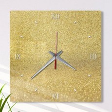 ad487-아크릴시계_금가루, 4.라운드사각