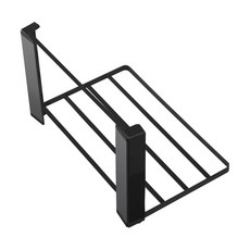 미니플 마그네틱 접이식 선반, 1개, 블랙