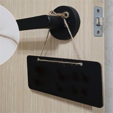 [심플] 걸이형 블랙칠판 매장오픈시간걸이형보드판