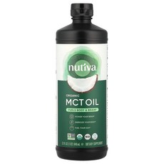 Nutiva 누티바 MCT 오일 32 fl oz 946 ml 건강관리 영양제, 946ml, 1개