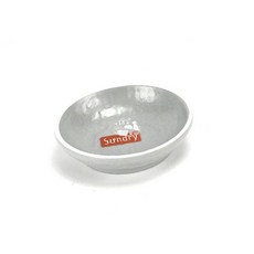 멜라민 그레이 원형찬기 반찬접시 다용도볼 원형접시, 로코 그레이 원형찬기 SK-113