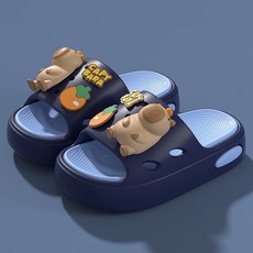 卡皮巴拉 POPO 厚底輕量水豚君兒童涼鞋 男女童拖鞋