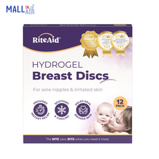 호주 라이트 에이드 Rite Aid 모유 수유 유두 진정 패치 Breast Hydrogel Discs 12개입, 1개