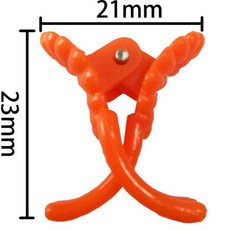 【惠欣商行】蘭花夾-小A (500支裝) 台灣製造 番茄夾 苦瓜夾 太陽花夾 果梗夾, 橘色, 1個