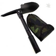 휴대용 접이식 삽 야외 캠핑 등산 텃밭 가꾸기 원예 작업 도구 흙 파기 이동식, 1개