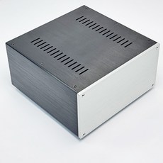 全鋁合金前後級功放台式機箱 CNC電源機箱外殼 濾波器外殼, 1個