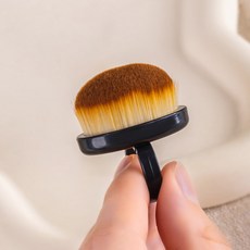 일호장신구 쁘띠 파우더 반지 붓 브러쉬 네일 먼지 가루 부드러운 자극없는 도구 네일샵, 1개, 블랙