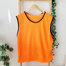 스포츠 팀 조끼 체육 단체복 대회 유니폼 오렌지, 상세페이지 참조