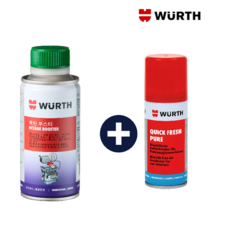 [이벤트진행중] 뷔르트 옥탄부스터 1개 + 퀵후레쉬퓨어(에어컨탈취제 훈증캔) 1개, 가솔린/휘발유