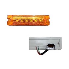 지노기업/LED 프리미엄 6구 옆면표시등/끝단표시등/12V/24V/1톤/포터2/봉고3/특장차/탑차/윙바디/사이드램프/측면등/반사기/JB/겸용/차폭