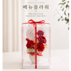 CO 플라워센터피스 용돈박스 비누꽃 카네이션, 999개, 레드