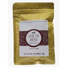 루즐로 헤나 칼라파우더100g (천연 헤나 염색약), 블랙, 1개