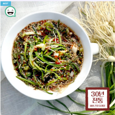 30년 전통 통영 할매 부추장 극한직업 달래장 연어장 전복장 꼬막장 멍게무침 선물세트, 1개, 330g