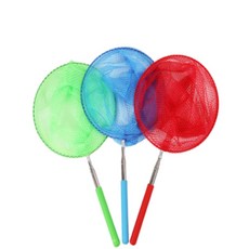 위니 튼튼한 잠자리채 곤충채집도구 튼튼한잠자리채대형 나비채집망 접이식잠자리채, 레드