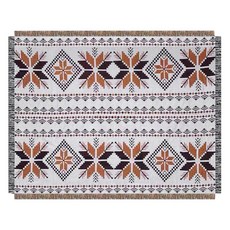 타닥 에스닉 블랭킷 캠핑 러그 소파 블랭킷 담요, 090 x 090cm, 1개, 러스틱 메이플