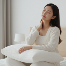 SINEET 베개 목편한 호텔 베개솜 베개, 1개, 화이트