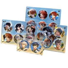 개꿀굿즈 캔뱃지 58mm 아크릴 커버 보관 케이스, 1개