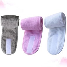 여성용 스파 헤어밴드 3개 끈끈이 소재 세안 샤워 목욕 운동 요가 페이셜