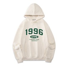 UNTAPPED STUDIO 1996 아치 소프트 테리 후드 티셔츠 아이보리 MDJ162003OM 374716