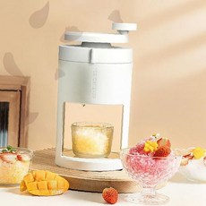 가정용 빙수기 전동 얼음갈이기 팥빙수 디저트 제조기 주방가전, 1개, 상세페이지 참조, 본품+얼음틀set