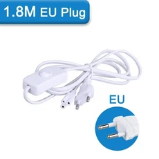 180-265V 캐비닛 조명 Led 튜브 라이트 바 60CM 부엌 창고 옷장 램프에 대 한 아래, 01 1.8m EU Plug, 10 1.8m EU Plug, 02 Warm White
