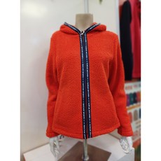 [마코] 로고테잎배색 뽀글이 후드점퍼 MOW4TJ92