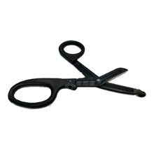 來而康 隆羽 醫療用剪刀 LY511C 鐵氟龍 黑大 紗布剪刀, 1個