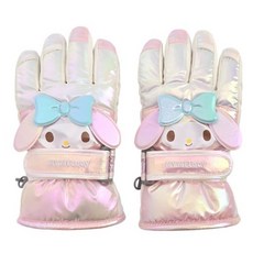 산리오 아동용 마이멜로디 샤인 빅페이스 입체 방한 장갑 OGHKG50270
