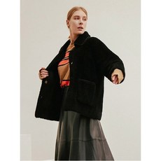 디즈니골프 스팍스 여성 울 카라 양모 100 자켓 HM4LJK083