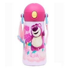 릴팡 더보틀 원터치 어깨끈 이중스텐물통, 460ml, 1개, 혼합