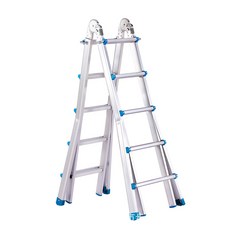 사다리 알루미늄 다용도 접이식 산업용 높이조절 안전 사다리, 1개