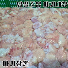 당일조업 생아귀 한마리 자연산 손질 아귀 아구 아귀간 대창 안키모 오만둥이 찜 탕 수육 매운탕 1kg, 1개, 급냉 아귀대창 500g