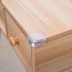 防撞護角 透明寶寶安全護角 圓形扇形球形嬰兒兒童桌角保護, 1個, 笑臉貓 1個